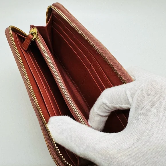 MIU MIU large Crocodile Zip around Wallet